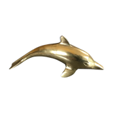 Dolphin vintage solid brass - animal collection brass 12,5 cm