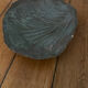 Antique ceramic cabbage leaf catchall.