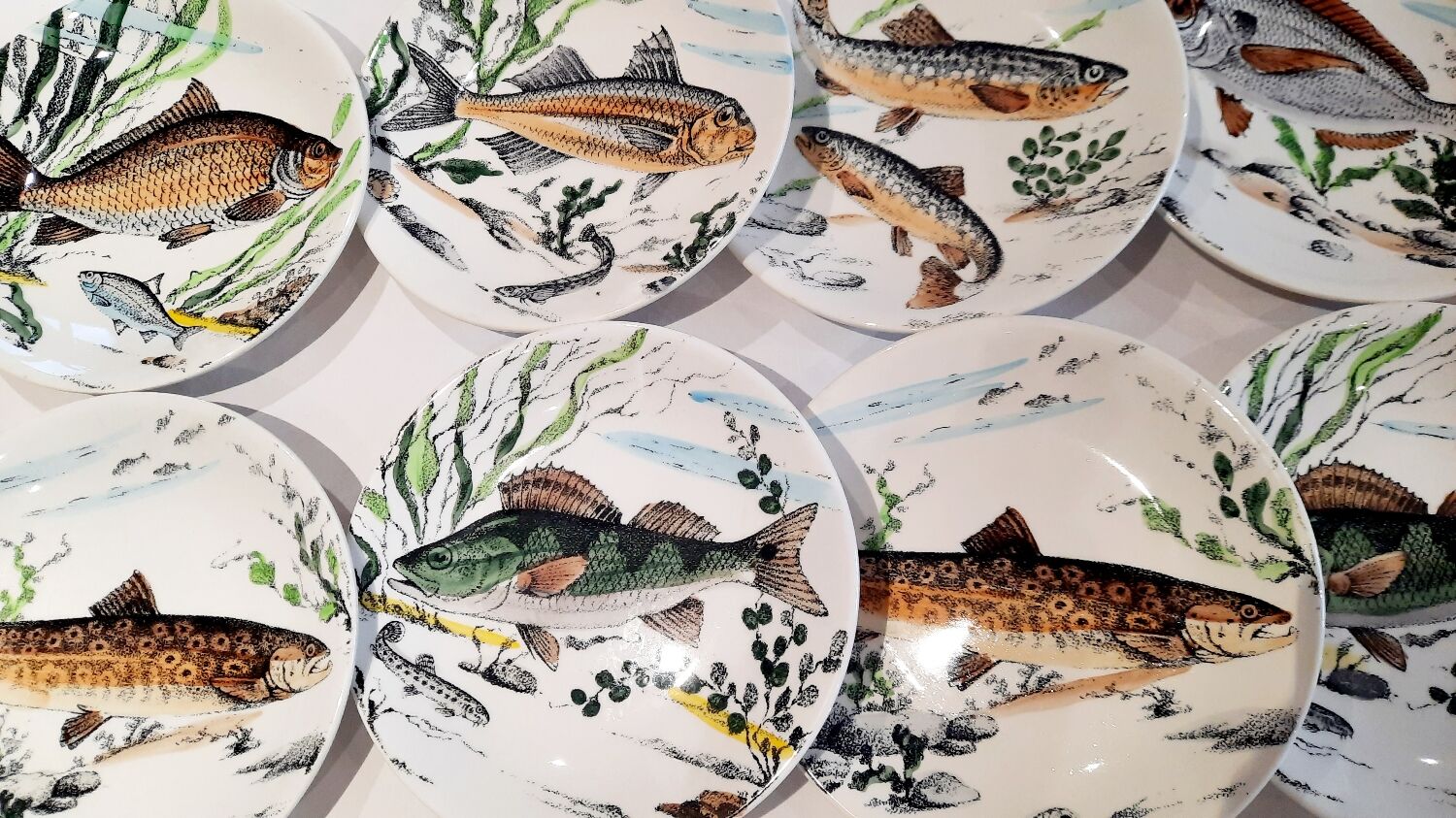 Fish plates Gien