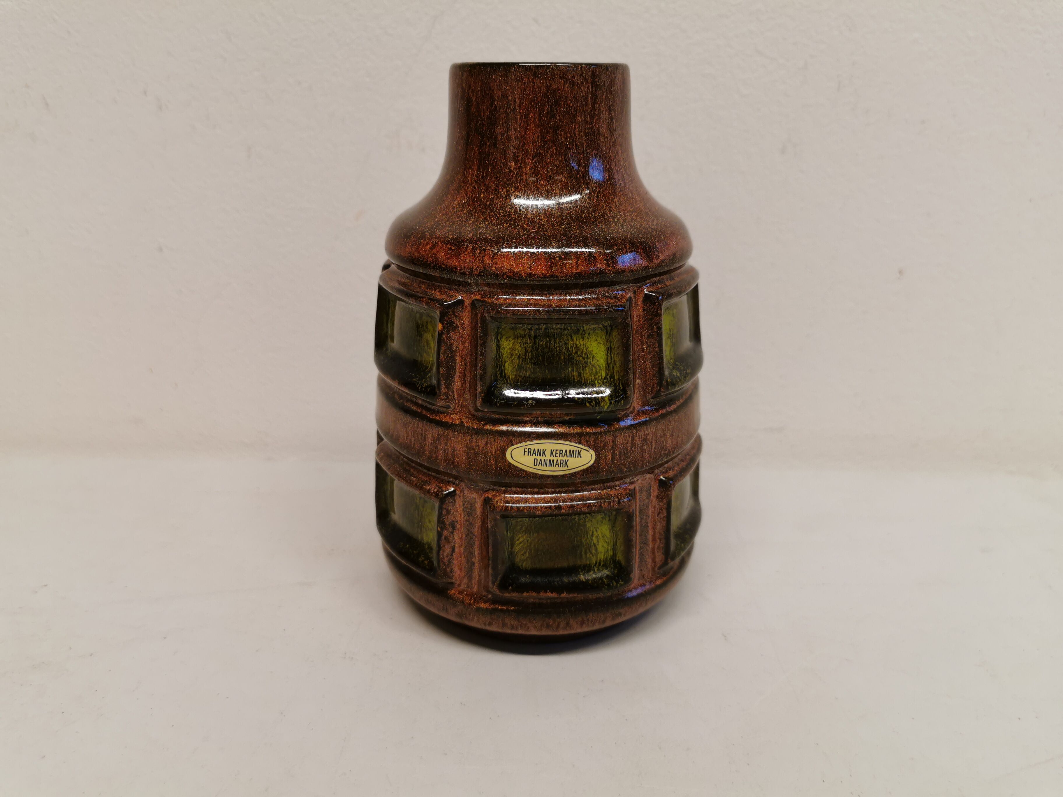 Vase in a timeless design, made by Frank ceramics Denmark 1960s.