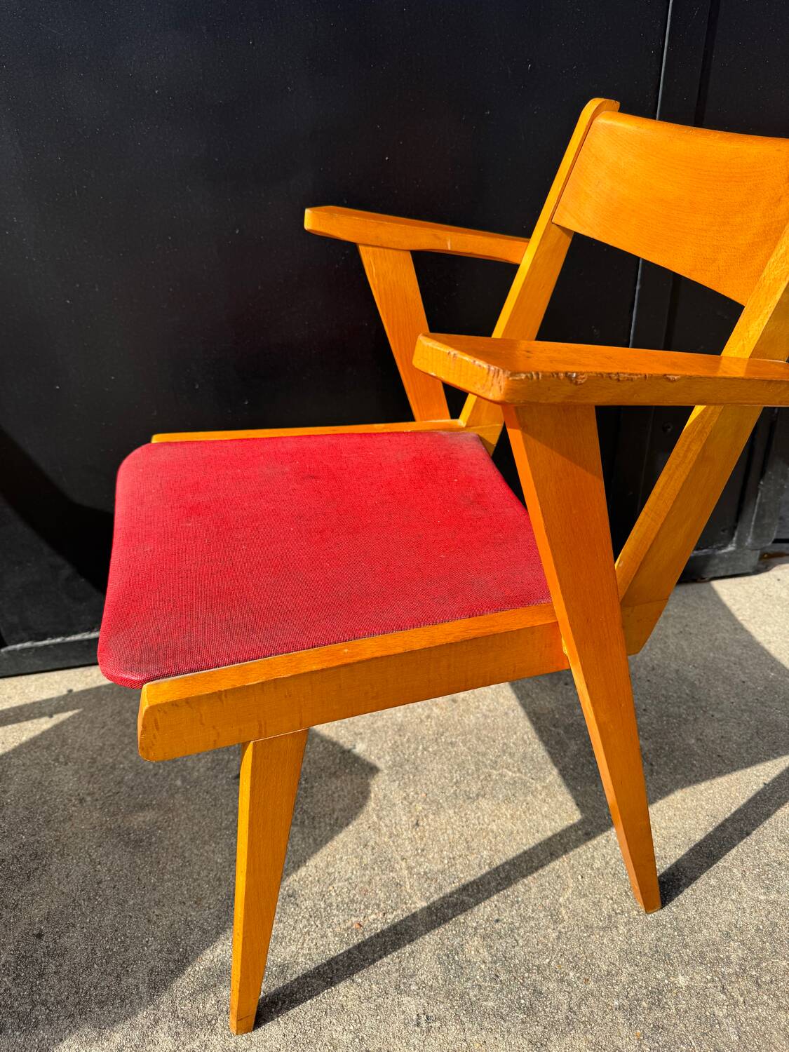 Bridge chairs with compass legs from the 1960s.