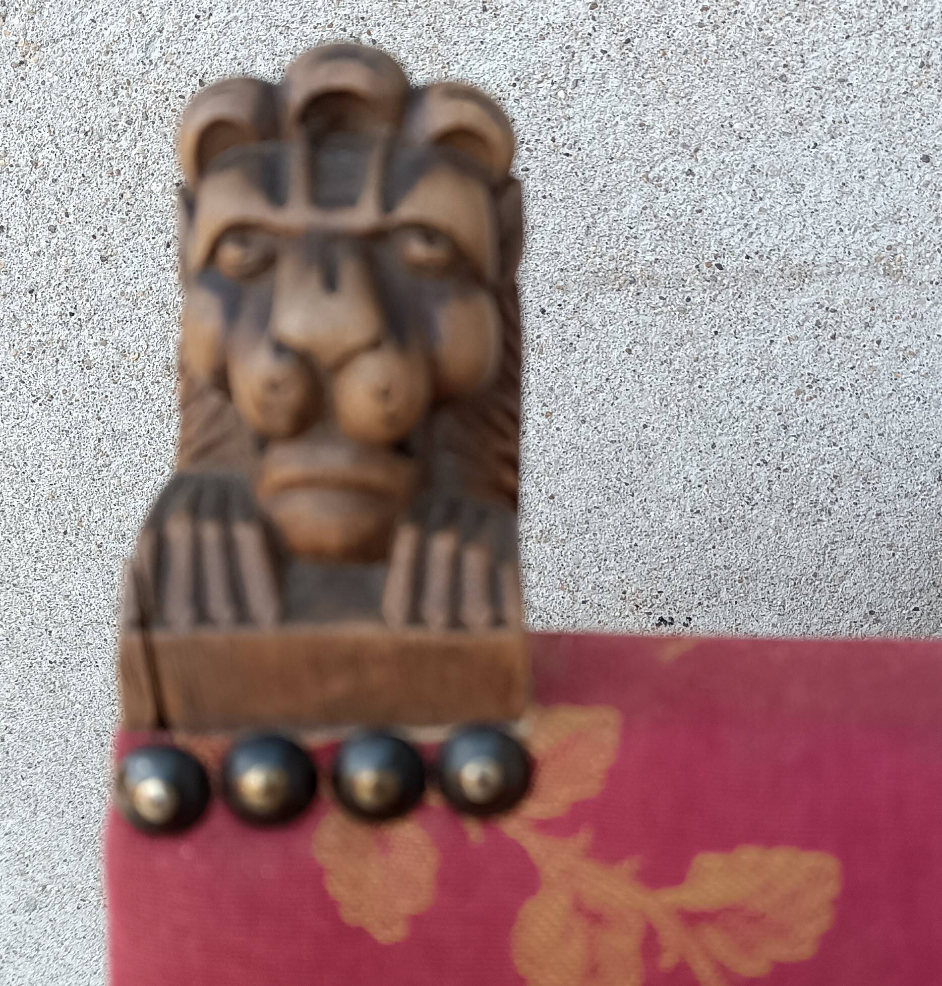 Pair of Louis XIII walnut chairs