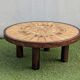 Vintage Herbier coffee table by Roger Capron