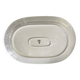 Plat plat en porcelaine