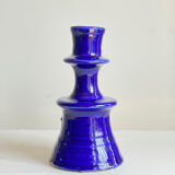 Blue candle holder