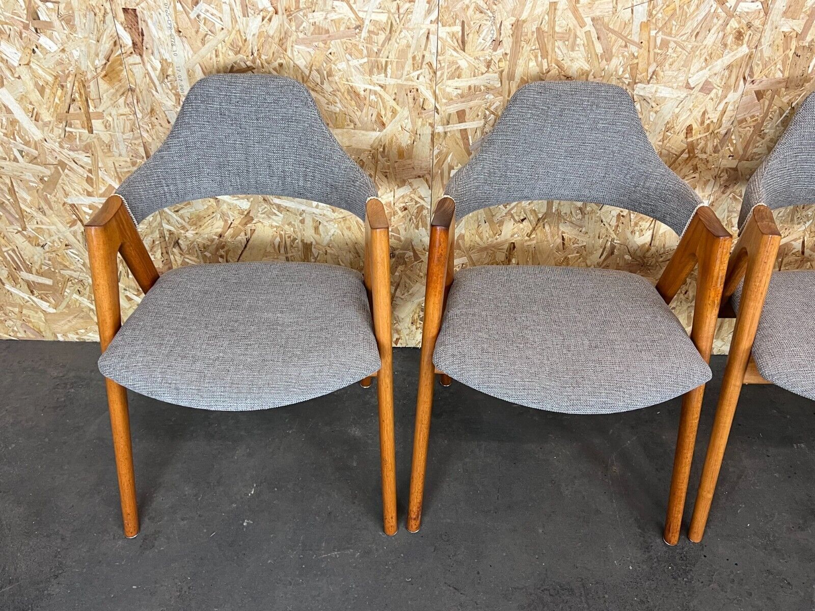 Set of 4 teak chairs by Kai Kristiansen for Sva Møbler Danish Design 60s 70s