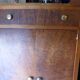 ART DECO sideboard curved walnut veneer around 1930 – Totally restored