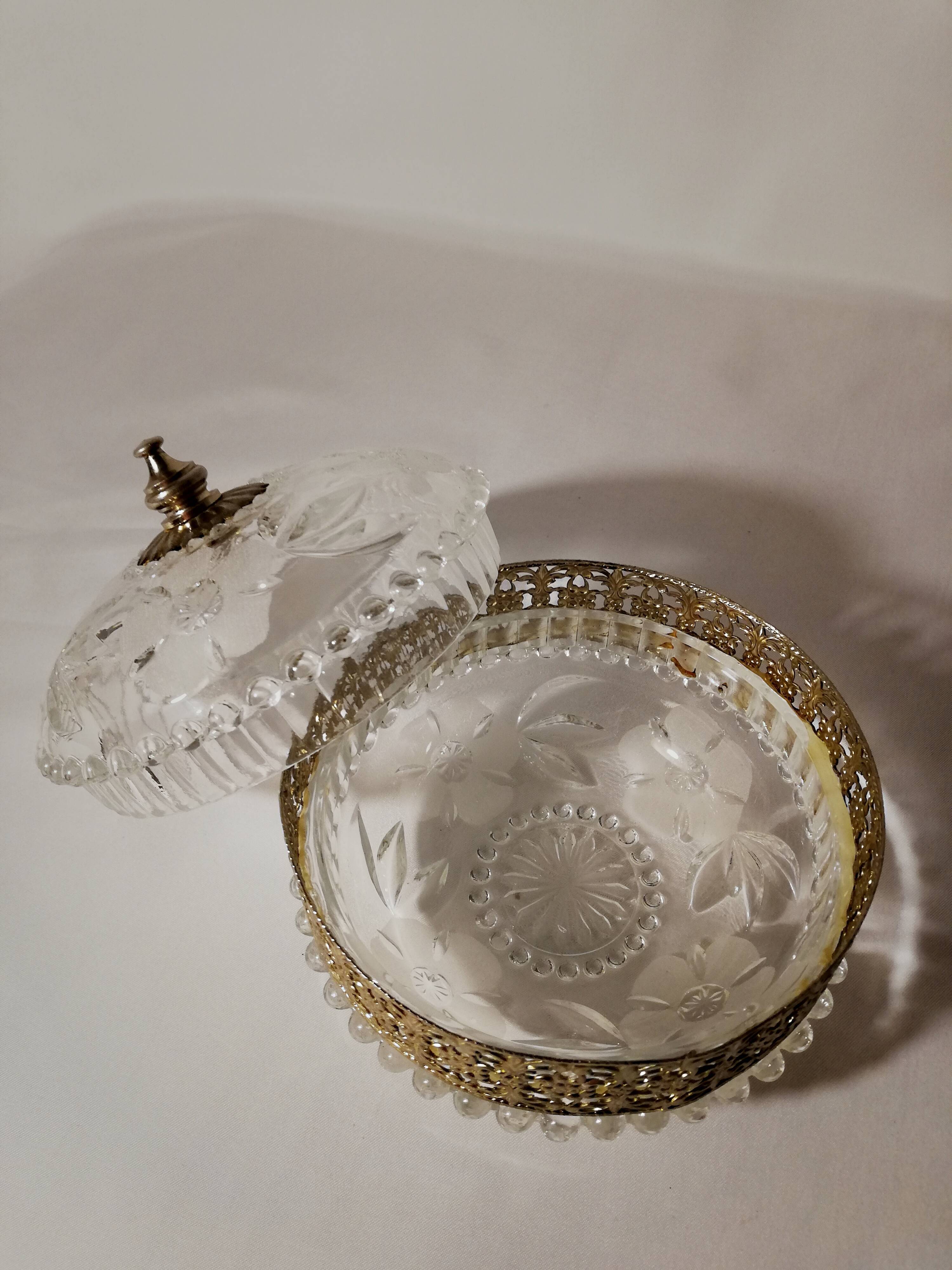 Crystal Art Deco Box