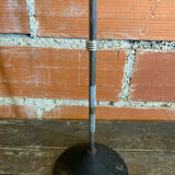 Vintage Cast Iron Stand Ashtray + Chrome Metal Arm