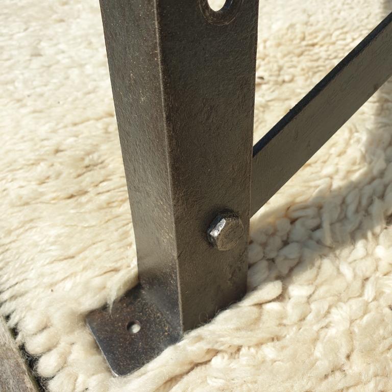 Eiffel metal base workshop with rivets