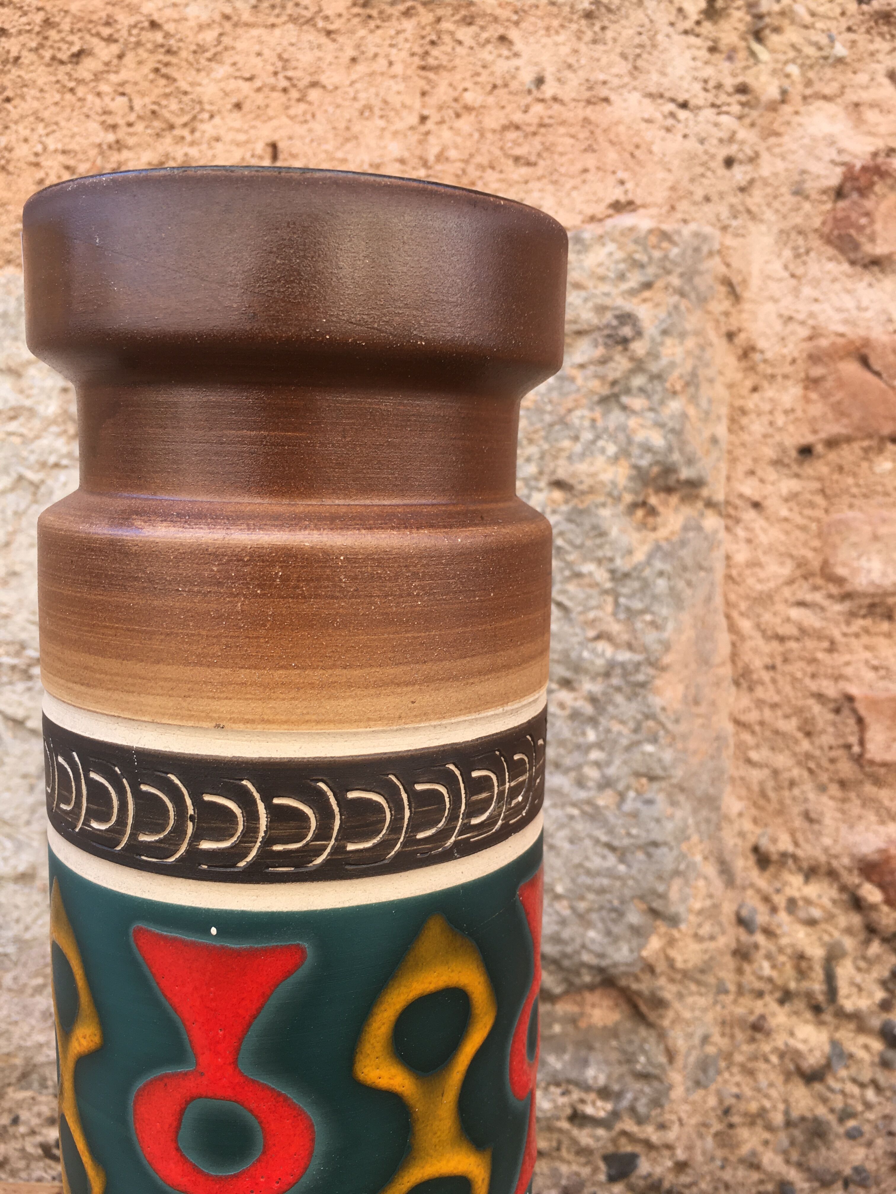 Brown vase West Germany