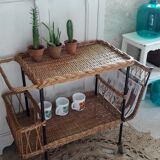 Wheels serving table