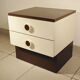 Table de chevet design années 70