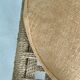 Vintage jute fabric suspension