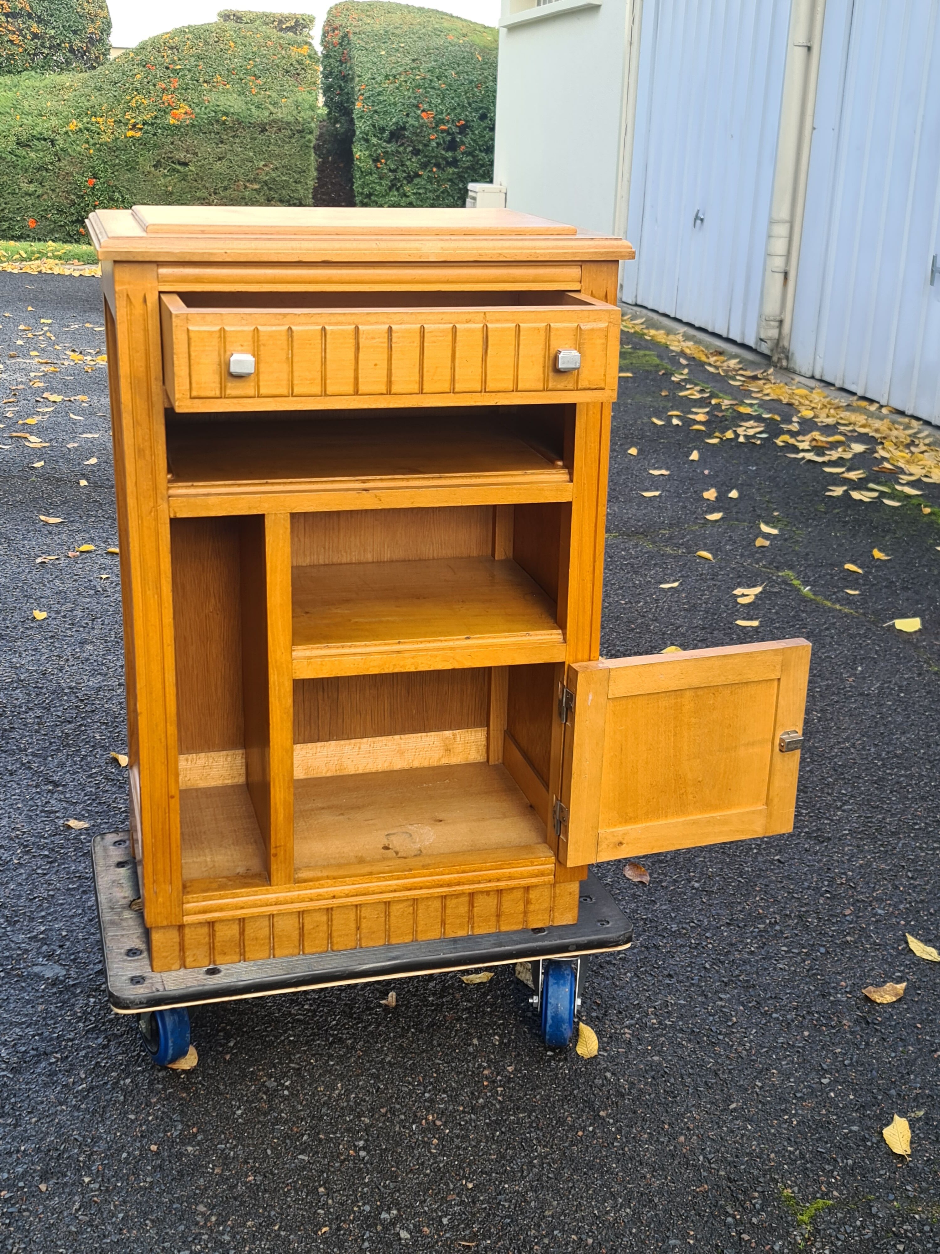 Art deco jam maker 1940-50 solid wood