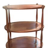 Mahogany dessert table with 3 tiers.