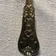 Vermeil (gilded silver) spoons in black wooden box