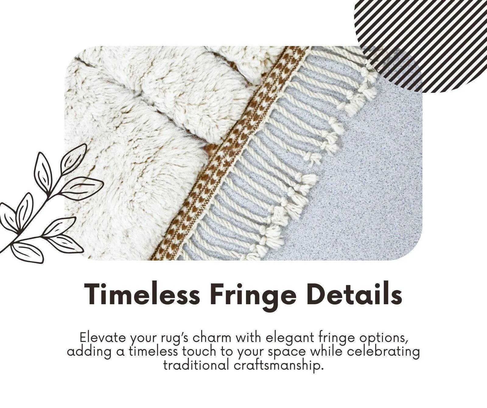 Handmade Berber rug in pure wool 3x2 m