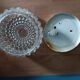 Plafonnier applique étoile verre moulé