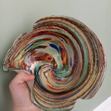 Iridescent glass pocket emptier