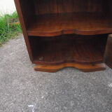 Art deco period bedside in walnut