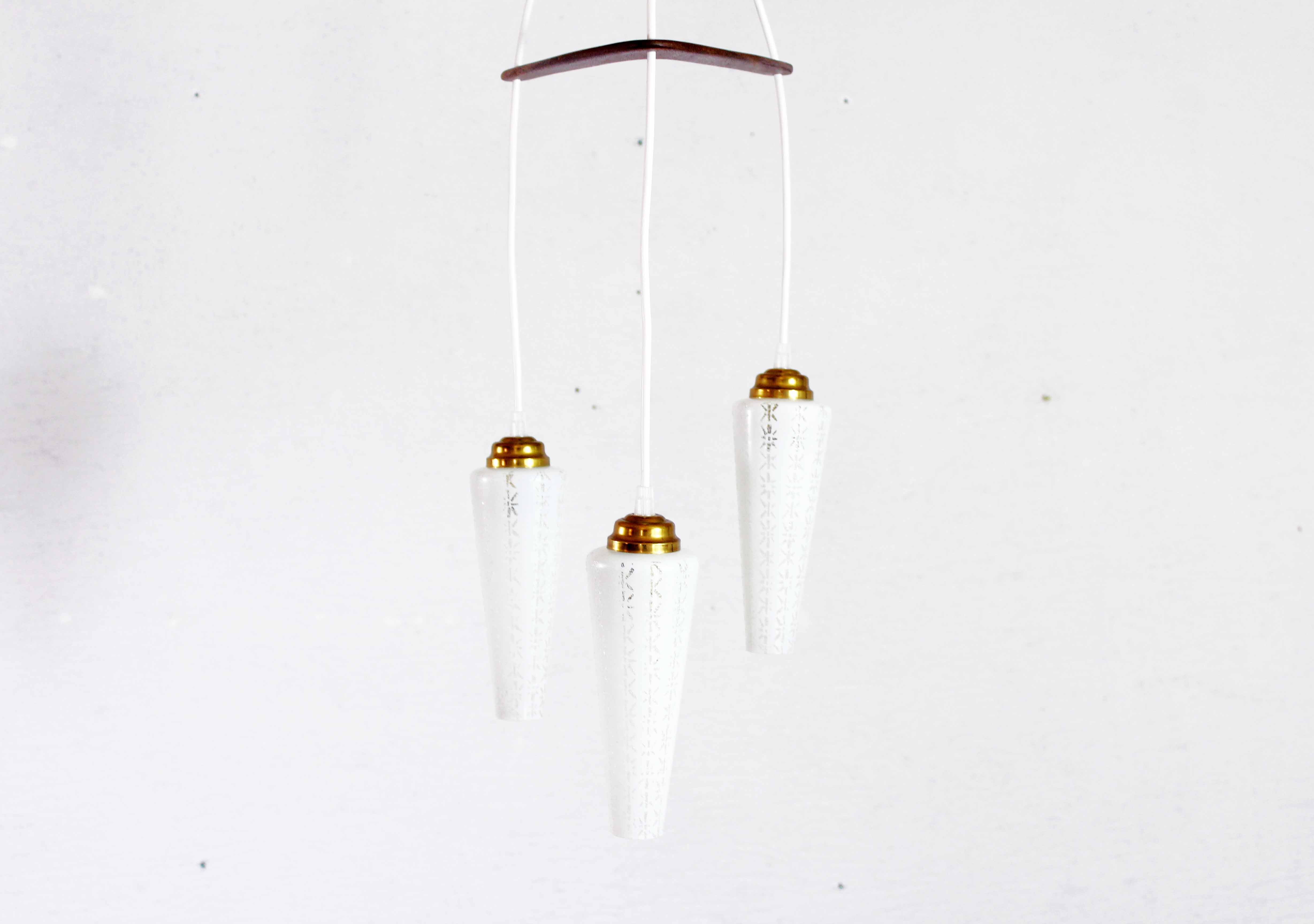 "boomerang"  chandelier 1960