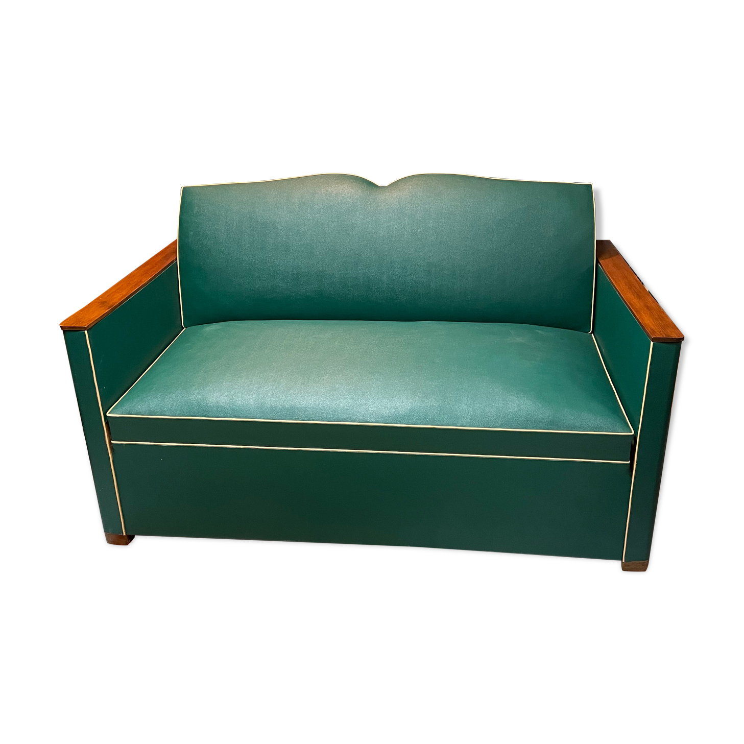 Vintage mustache club sofa year 50