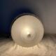 Antique ceiling light, moulded glass, early 20th century.