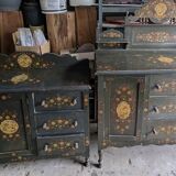 Set of 2 painted sideboards
