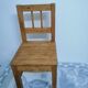 Pair of vintage wooden children's chairs
