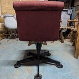Velvet office chair by Sapper for Knoll