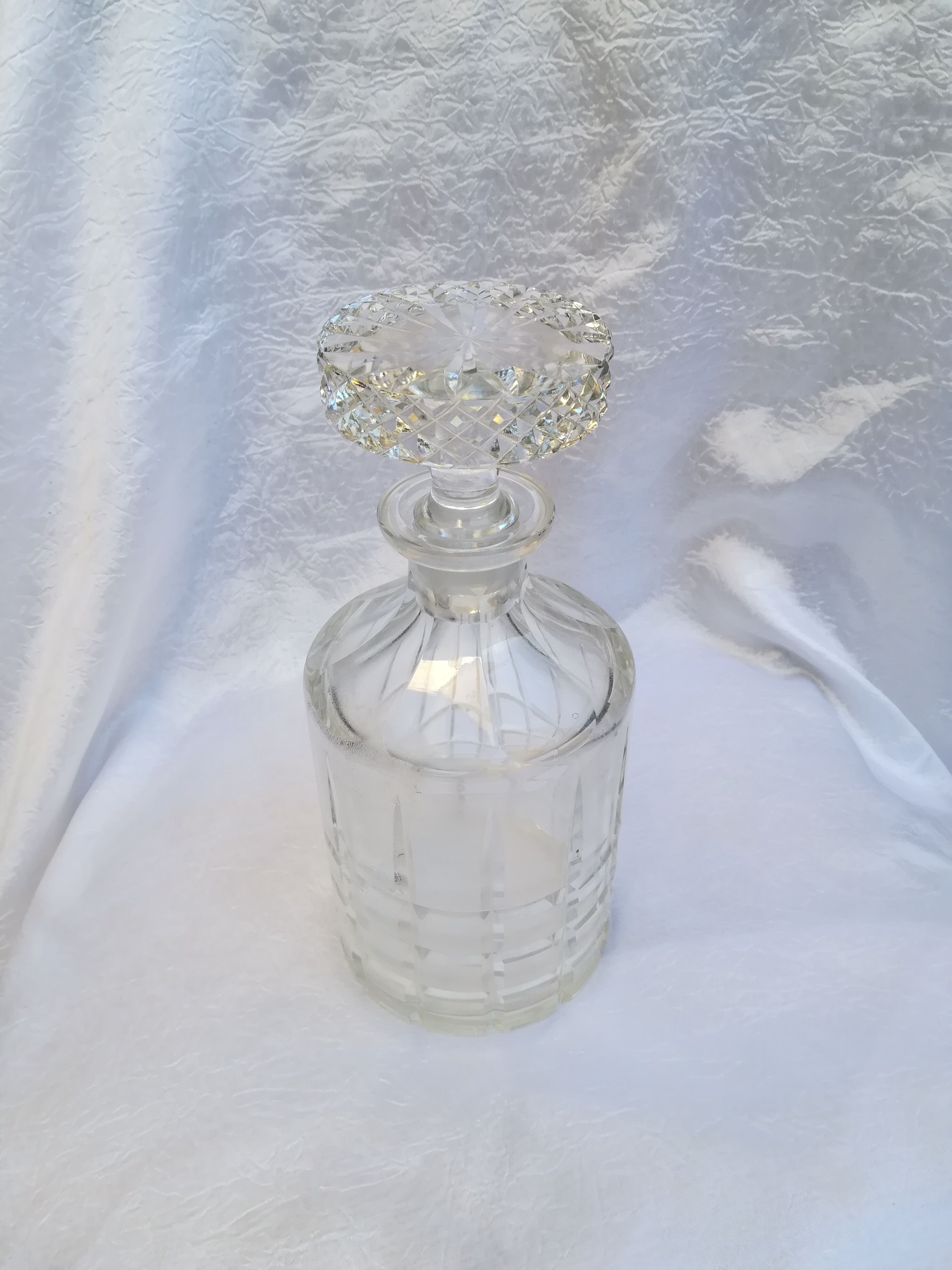 Crystal whiskey decanter