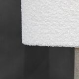 1970s Ceramic Table Lamp from Axella with Fabric Lampshade, Denmark