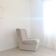 Beka armchair 1970 beige velvet