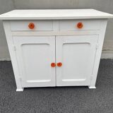 Moulded white sideboard