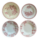 Série dépareillée de 4 assiettes creuses « Terre de Fer »