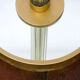 Floor lamp in glass & metal 1940s
