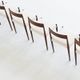 Kai Kristiansen set of twelve dining chairs rosewood Fritz Hansen Denmark 1961