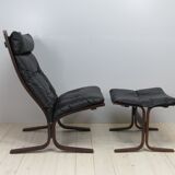 Siesta chair and footstool by Ingmar Relling for Westnova Norway - 1965