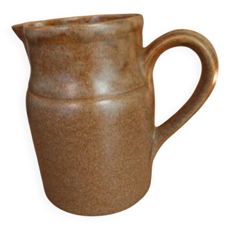 Vintage enamelled stoneware carafe