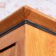 Small Antique Biedermeier Cabinet in Ash and Spruce, 1830s