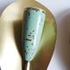 Wall lamps brass in pastel green