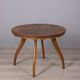 Vintage 1940s wooden coffee table in italian design