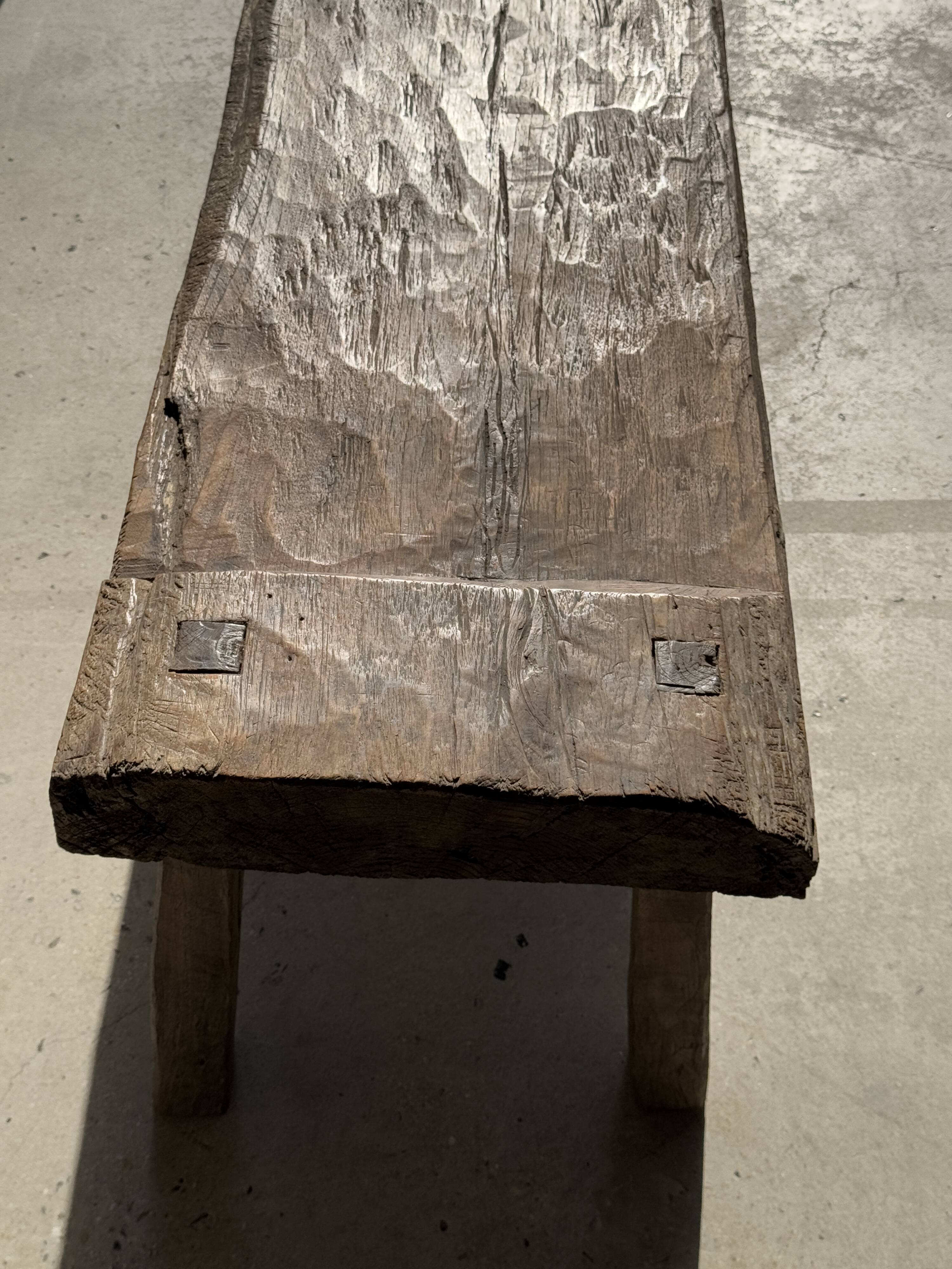 Very large bench in old teak H:50cm L:2m06