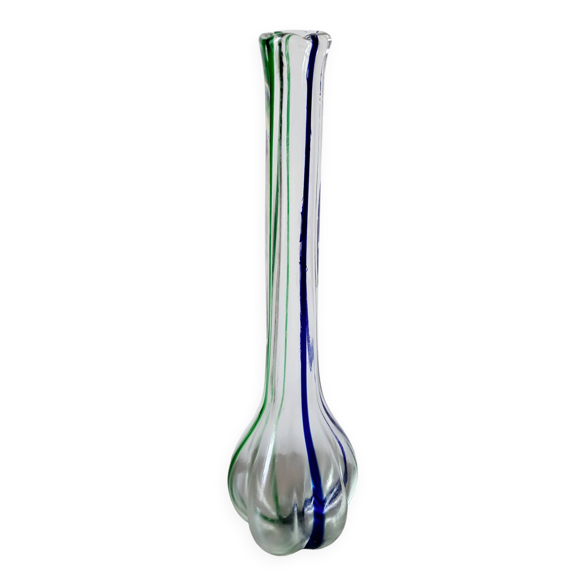 Soliflore vase in Murano sommerso glass. Archimedes Seguso. 1960/1970