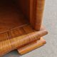 Pair of Art Deco bedside tables renovated in ash, 1930s.