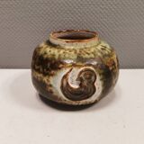 Beautiful vase from Danish Kingo Ceramics (Signature KK) 1980s. signed on the bottom.