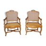 Paire de fauteuils de style régence fin XIX