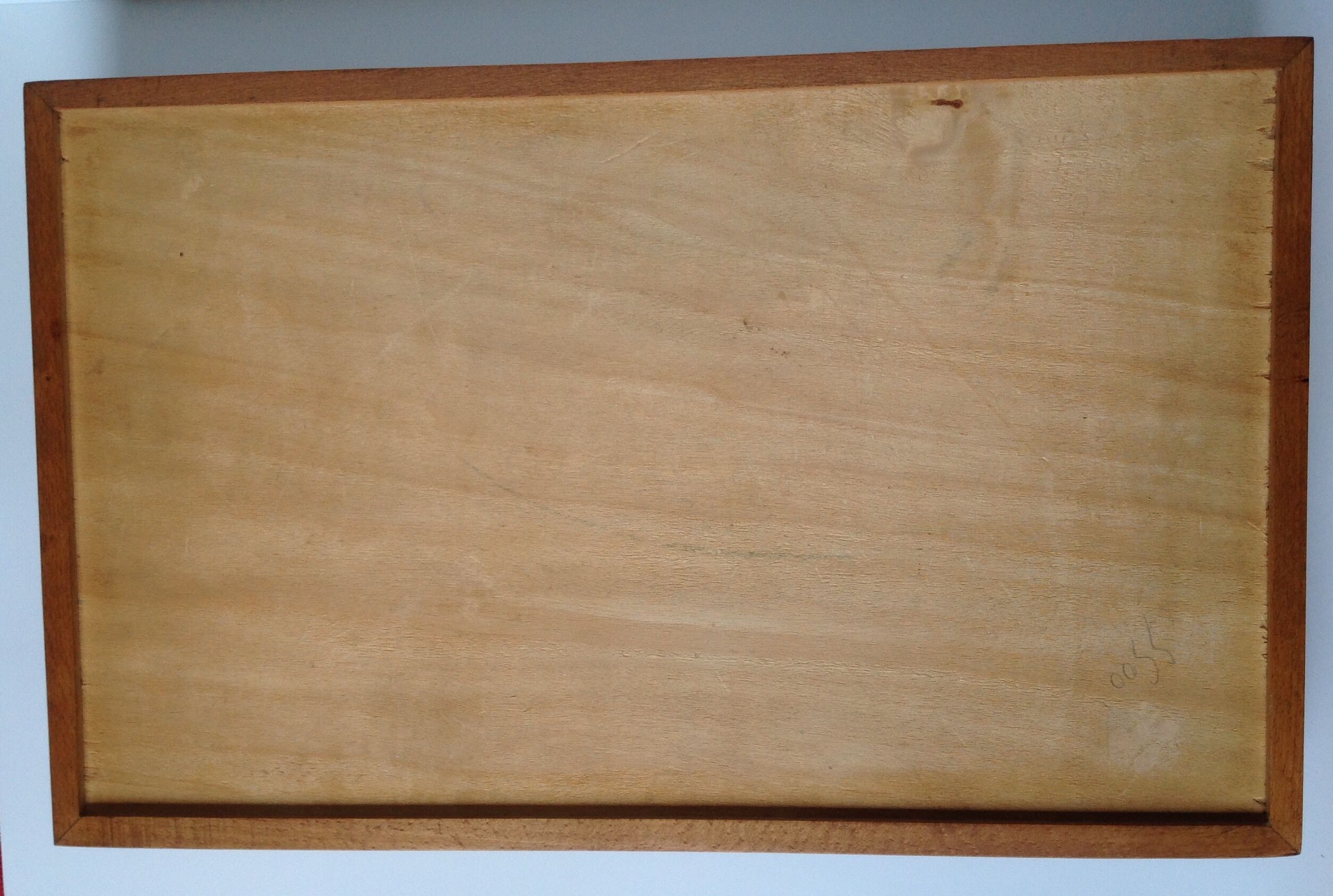 Vintage teak platter