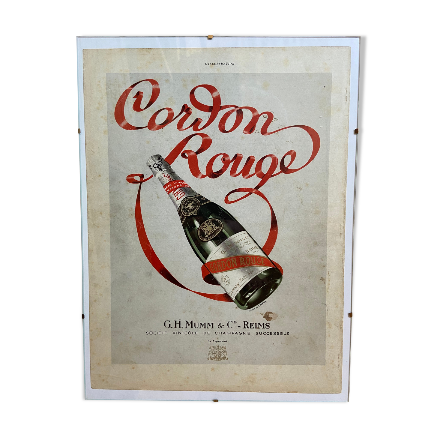 G.H. Mumm advertising poster